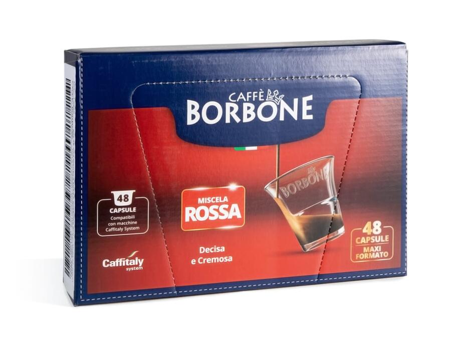  capsule compatibili caffitaly borbone red 48pz.