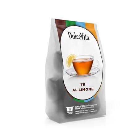 te al limone compatibile lavazza firma dolce vita 12 pz.