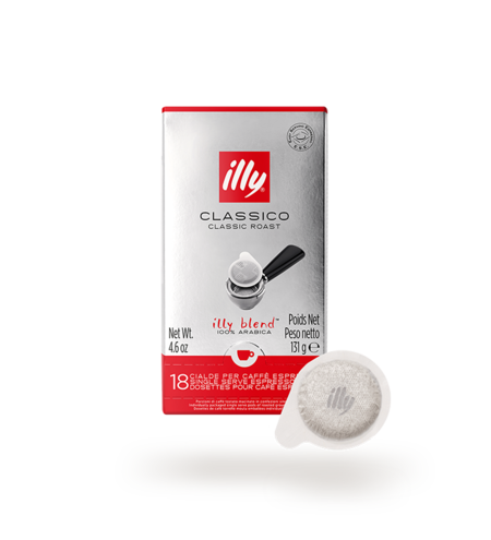 cialda carta E.S.E. illy classico 18pz.