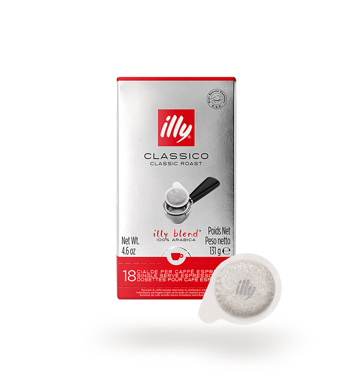 cialda carta E.S.E. illy classico 18pz.
