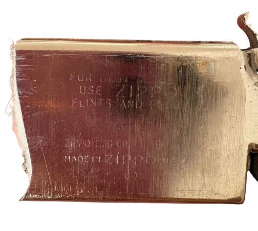 Accendino Zippo Vintage Placcato Oro con Scatola Originale – Anni ‘70/80 (Raro)