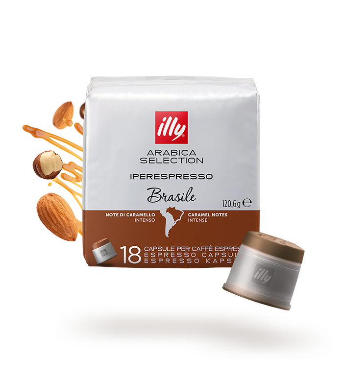 Iperespresso  Brasile note di caramello 18 capsule illy