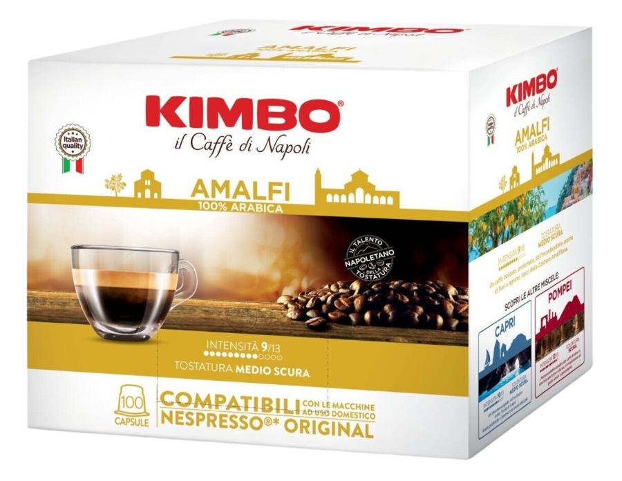 capsule compatibili nespresso Kimbo miscela Amalfi 100 pz