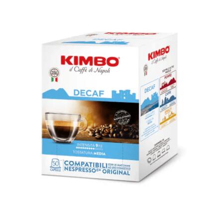 capsule compatibili nespresso Kimbo miscela Decaf 50 pz