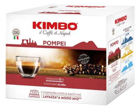 capsule compatibili modo mio Kimbo Pompei 100 pz