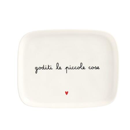 Simply Day - Piatto rettangolare Goditi le piccole cose