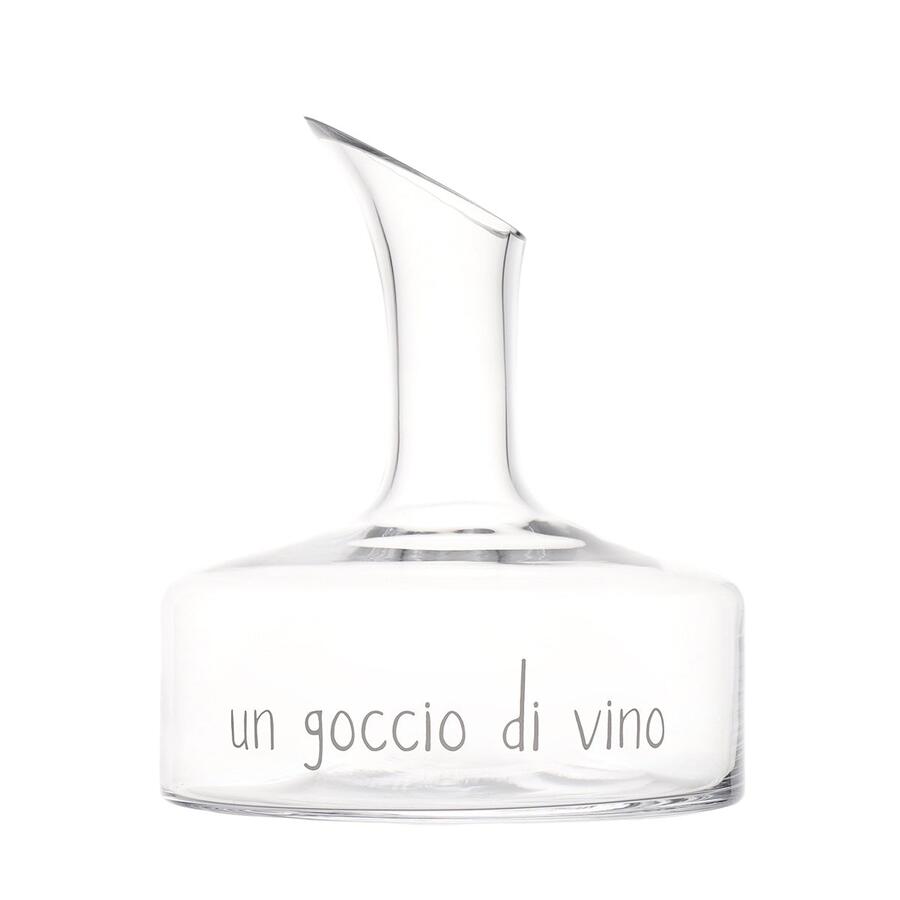 Simply Day - Decanter in vetro Un goccio di vino 