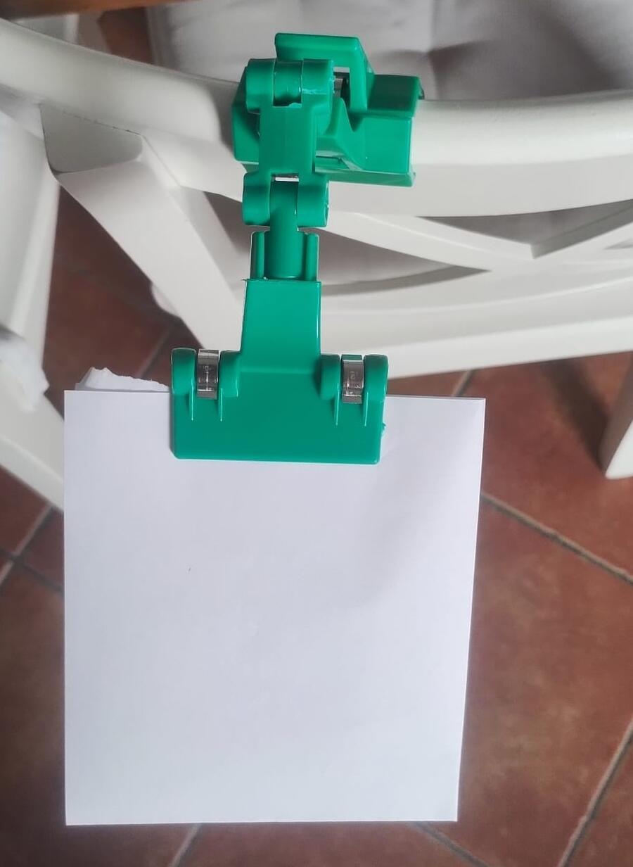 Set 6 Segnaprezzi Snodabili Verdi - Porta Cartellino Clip - Ideale Negozi / Mercati / Hobby