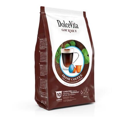 irish coffee compatibile nespresso dolce vita gourmet 10pz.