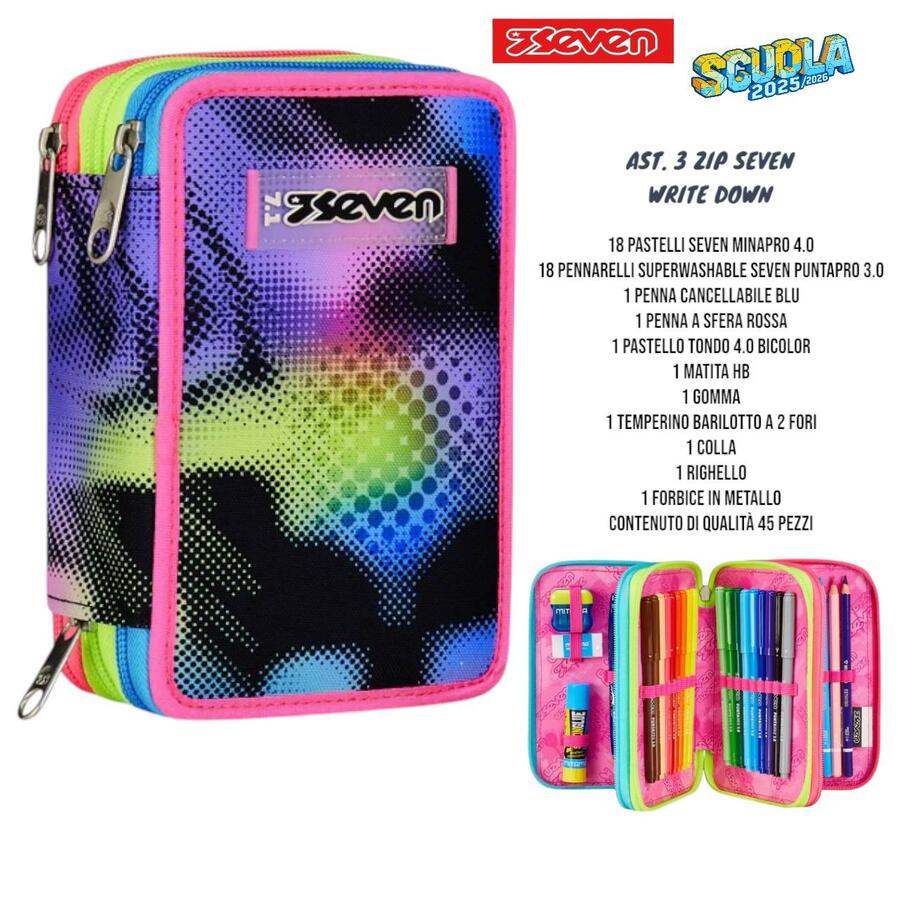 SEVEN ASTUCCIO  COMPLETO DA 45 PEZZI