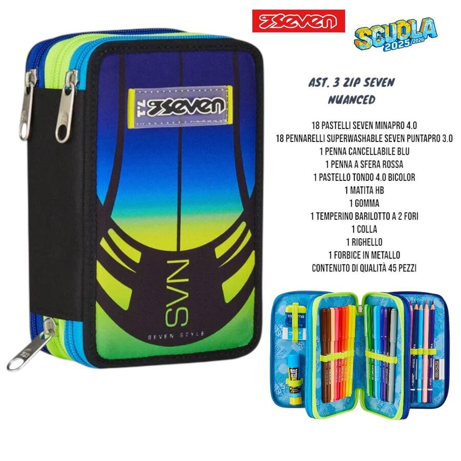 SEVEN ASTUCCIO  COMPLETO DA 45 PEZZI