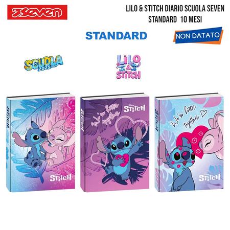 SEVEN DIARIO 10 MESI LILO & STITCH