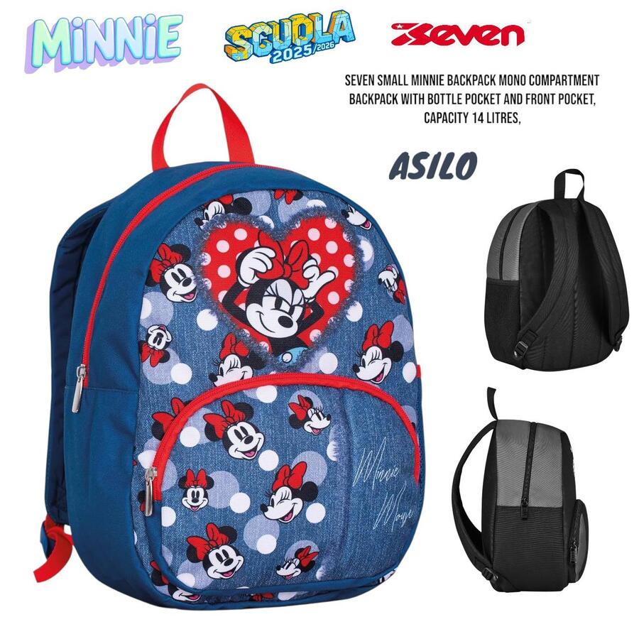 SEVEN ZAINO ASILO 
Capacità 14 litri