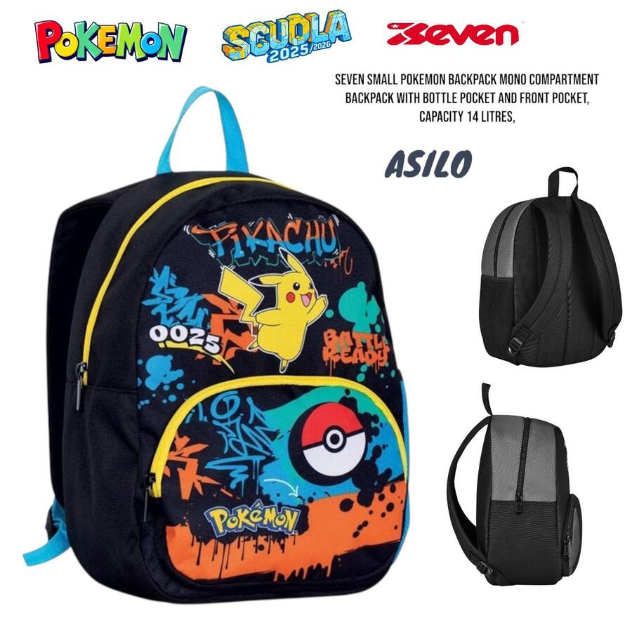 SEVEN ZAINO ASILO 
Capacità 14 litri