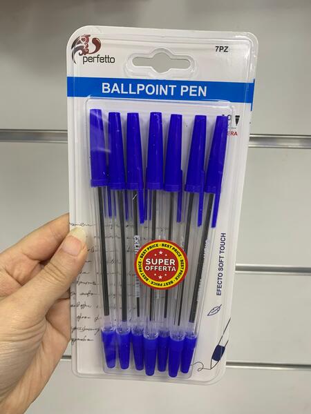 BLISTER DA 7 PENNE A SFERA