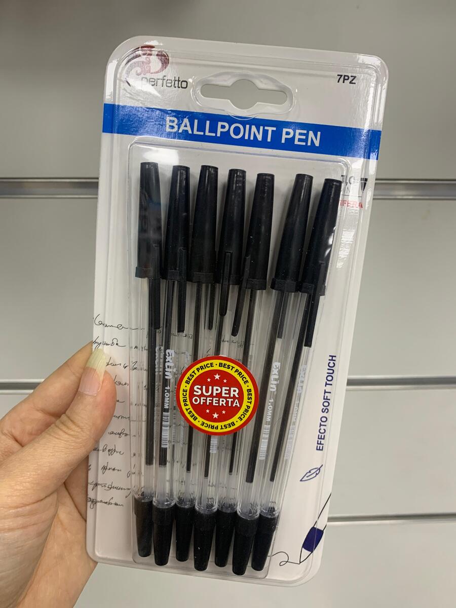 BLISTER DA 7 PENNE A SFERA