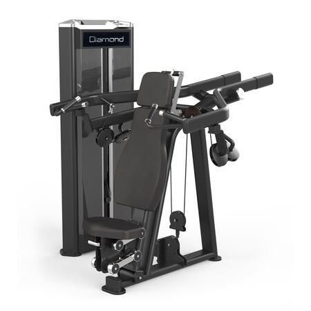 SHOULDER PRESS Machine - Weight Stack 100 kg - Linea Diamond Professional Strenght - Cod. WS650-SHOULDERPRESSCONV