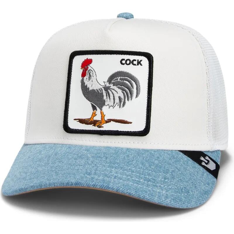 Goorin Bros Cappello Cock Bianco E Denim