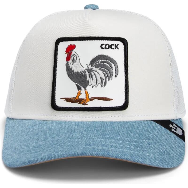 Goorin Bros Cappello Cock Bianco E Denim