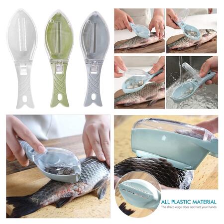 SQUAMATORE PER PESCE CON RACCOGLITORE