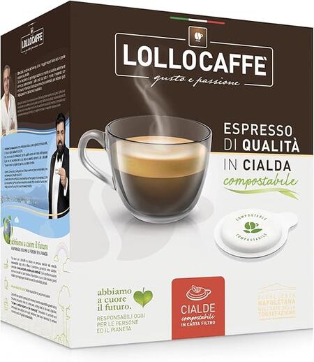 cialda carta filtro 44mm lollo caffè oro 100pz.