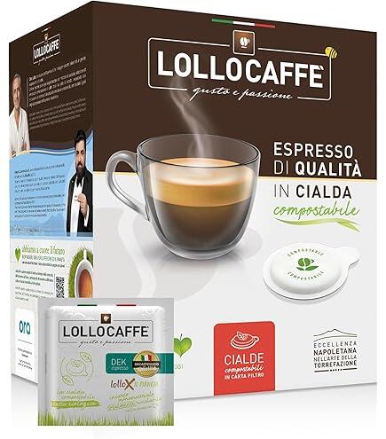 cialda carta filtro 44mm lollo caffè dek 100pz.