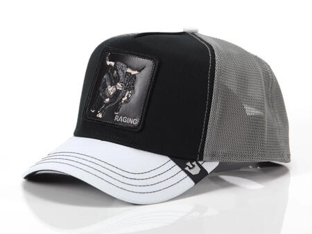 Goorin Bros Cappello Racing Nero Grigio Bianco
