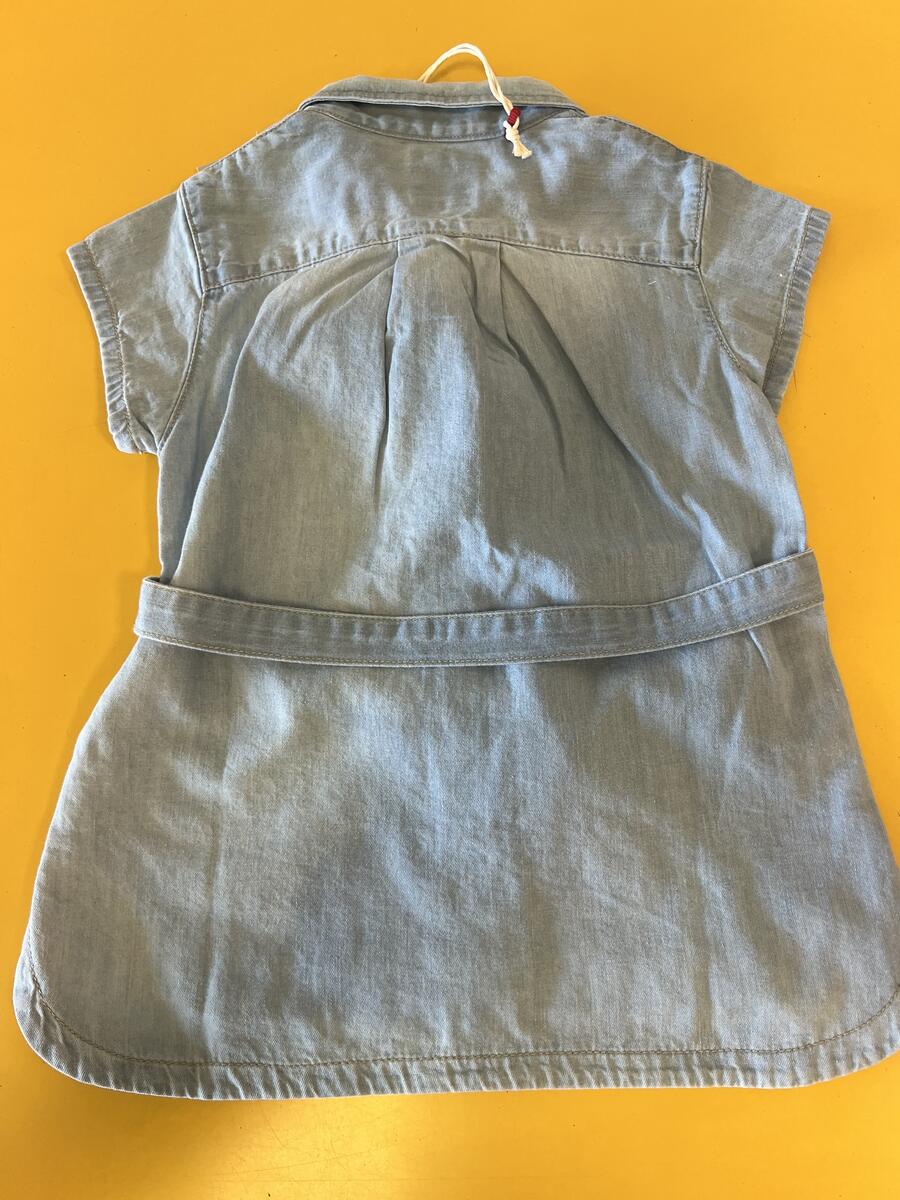 Camicia vestito in jeans Carrera 12 mesi Light Blue 80 cm