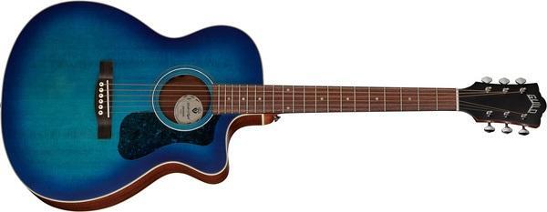 GUILD OM-240CE DARK BLUE BURST