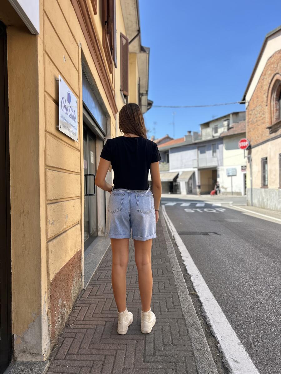 NOVITÀ Bermuda di jeans con cintura