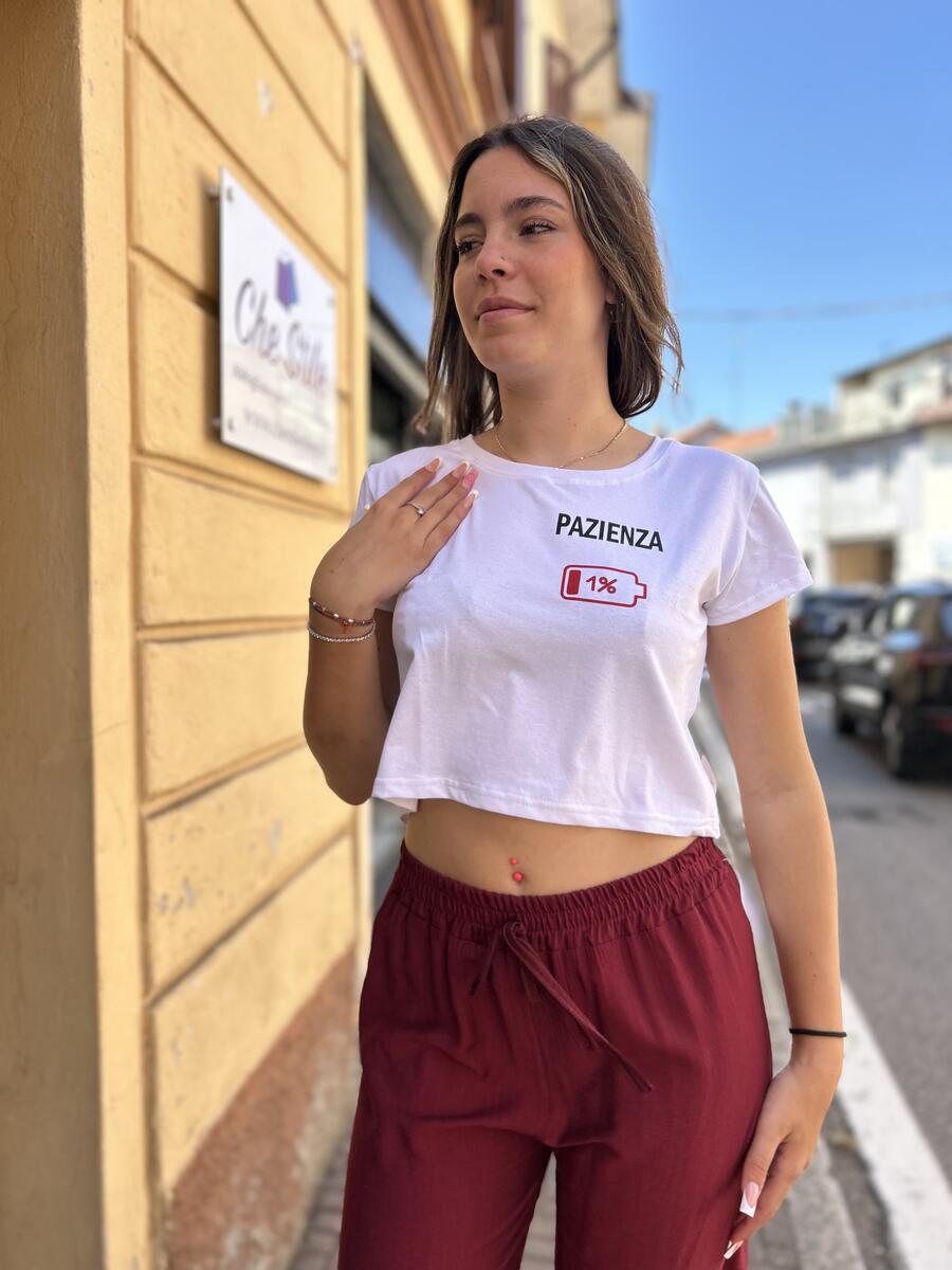 NOVITÀ Pantalone in viscosa modello cropped
