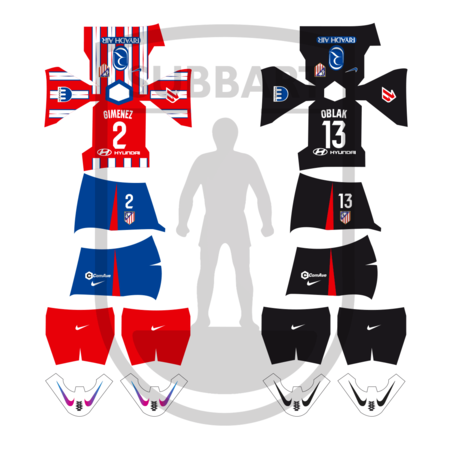 DECALS ATLETICO MADRID 2024-25