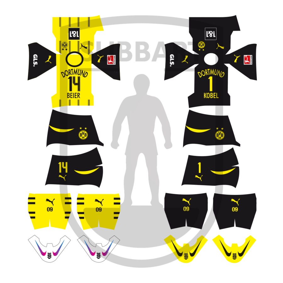 DECALS BORUSSIA DORTMUND 2024-25
