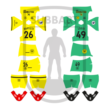 DECALS BRENTFORD 2021-22 2 MAGLIA