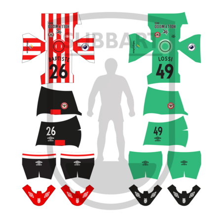 DECALS BRENTFORD 2021-22