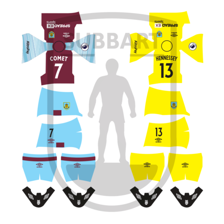 DECALS BURNLEY 2021-22