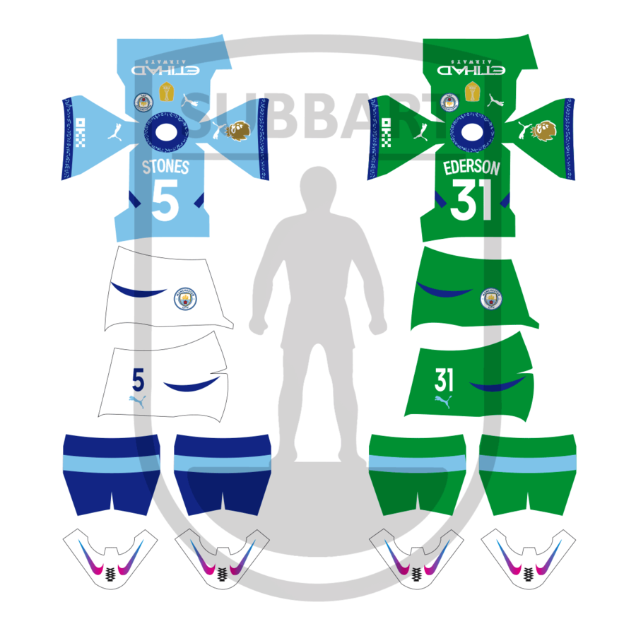 DECALS MANCHESTER CITY 2024-25