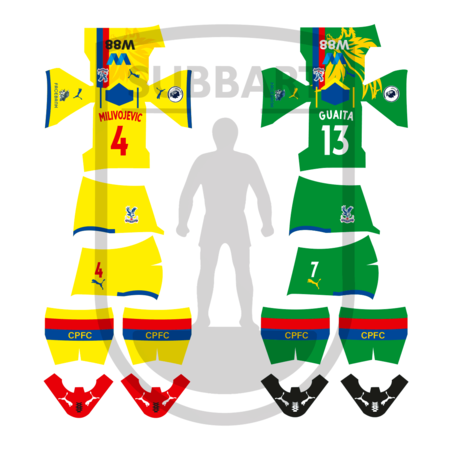 DECALS CRYSTAL PALACE 2021-22 2 MAGLIA