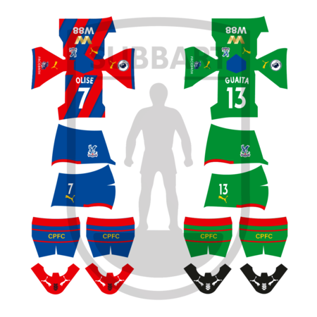 DECALS CRYSTAL PALACE 2021-22