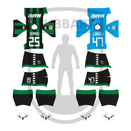 DECALS SASSUOLO 2015-16