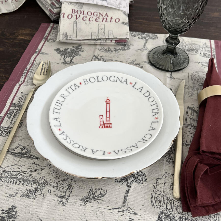Bologna Bread Plate 