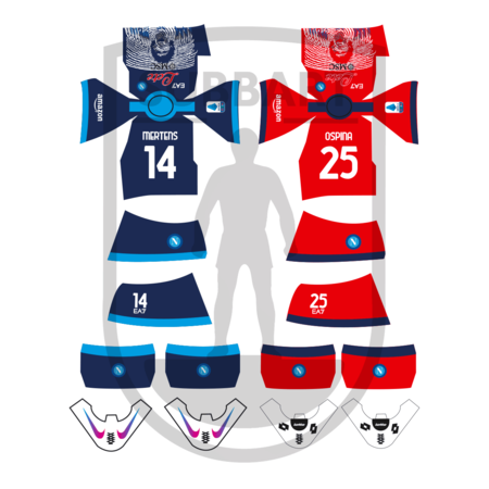 DECALS NAPOLI MARADONA 2021-22
