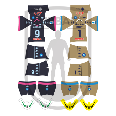 DECALS NAPOLI 2021-22 3 MAGLIA