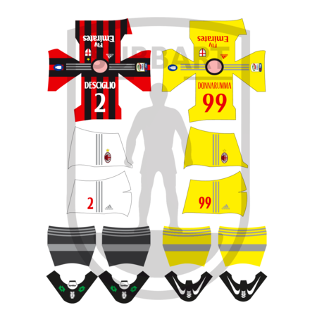 DECALS MILAN 2015-16