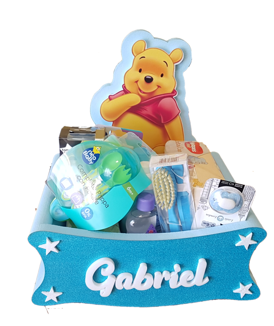 Porta pannolini tema winnie pooh 