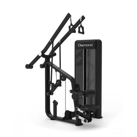 LAT PULL DOWN MACHINE - Weight Stack 100 kg - Linea Diamond Professional Strenght - Cod. WS550-LATPULLDOWN