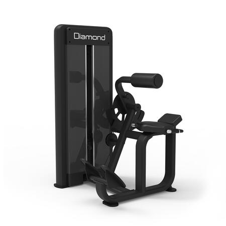 BACK EXTENSION MACHINE - Weight Stack 100 kg - Linea Diamond Professional Strenght - Cod. WS550-BACKEXTENSION