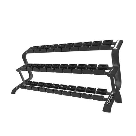 RASTRELLIERA MANUBRI TONDI 15 COPPIE - Linea Diamond Professional  - Cod. RM350-ROUND15