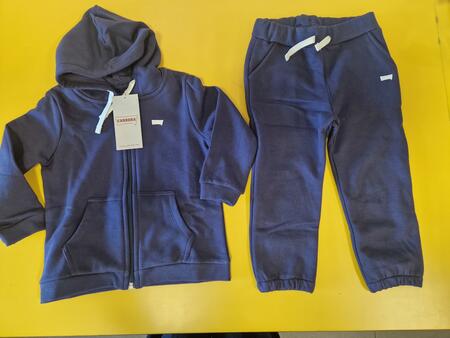 Tuta Carrera Blu Full Zip 24 mesi 92cm - FW24F02