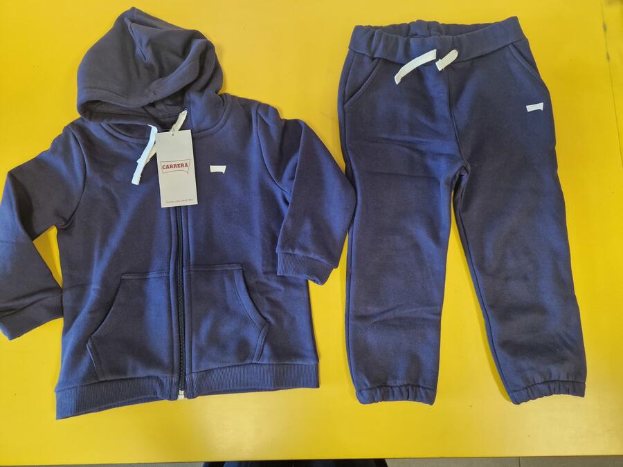 Tuta Carrera Blu Full Zip 24 mesi 92cm - FW24F02